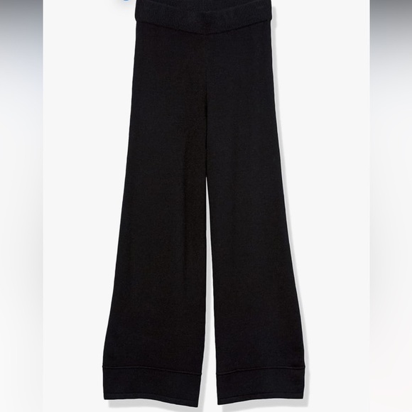 The Drop Bernadette Pull-on Loose-fit Cropped Sweater Pants Black Sz 2X Women - Picture 6 of 6